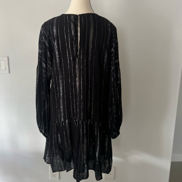 Zara Drop Waist Oversized Dress - Picture 2 of 12